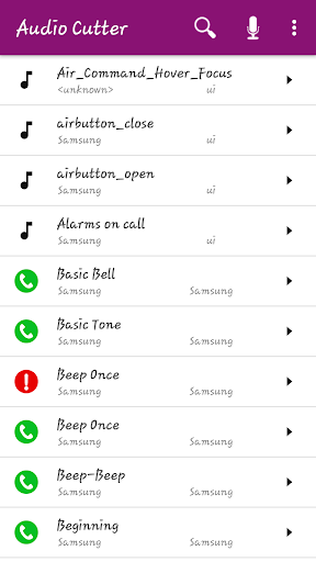 AudioCutter MP3 Ringtone Maker - Image screenshot of android app