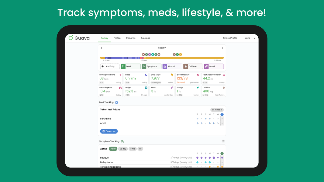 Guava: Health Tracker - عکس برنامه موبایلی اندروید