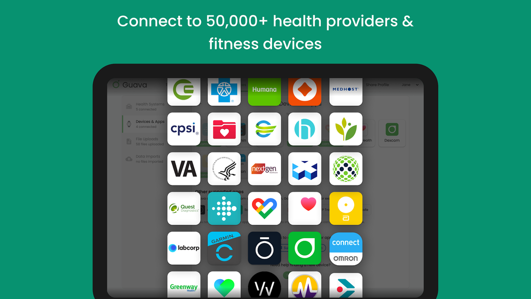 Guava: Health Tracker - عکس برنامه موبایلی اندروید