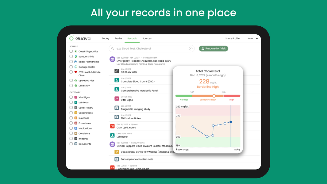 Guava: Health Tracker - عکس برنامه موبایلی اندروید