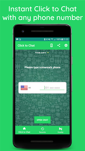 Click to Chat - Without Saving - Image screenshot of android app