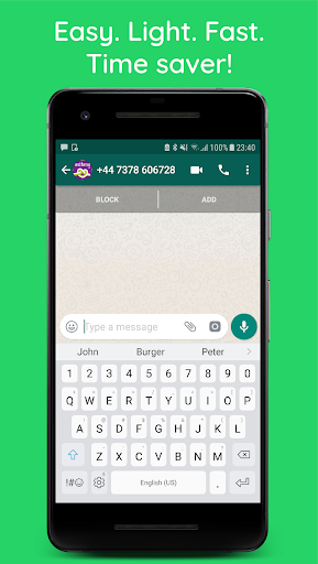 Click to Chat - Without Saving - Image screenshot of android app