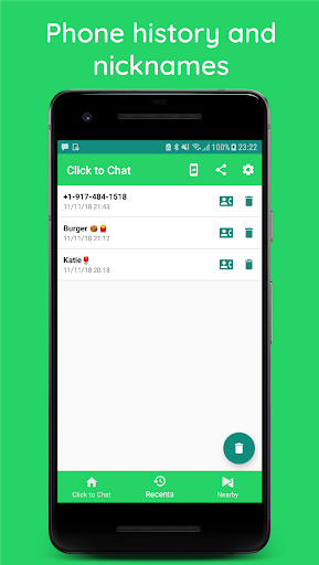 Click to Chat - Without Saving - Image screenshot of android app