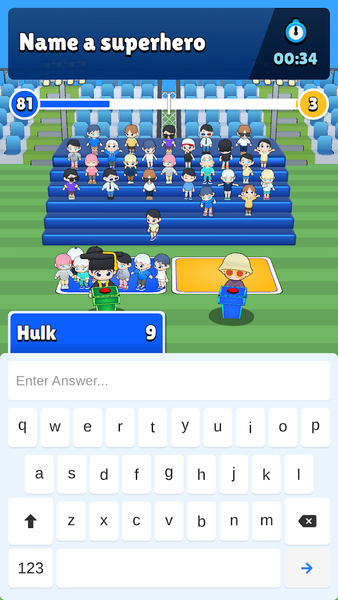 Guess the Answers :Trivia Quiz - Gameplay image of android game