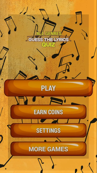 Guess The Lyrics All Genres - Image screenshot of android app