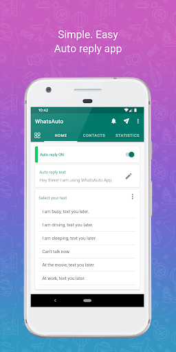 Whatauto - Auto Reply - عکس برنامه موبایلی اندروید