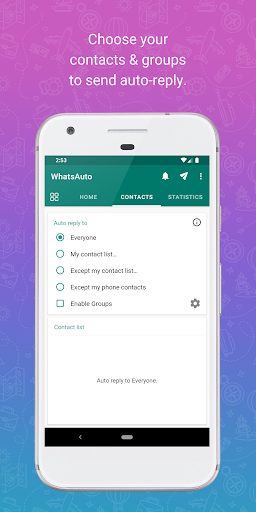 Whatauto - Auto Reply - عکس برنامه موبایلی اندروید