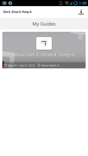 Get it. Grow it. Keep it. - Image screenshot of android app