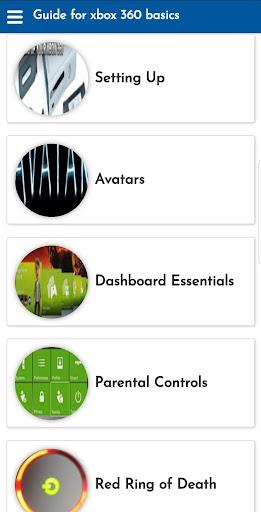 Guide for xbox 360 basics - Image screenshot of android app