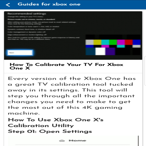 Guides for xbox one - Image screenshot of android app