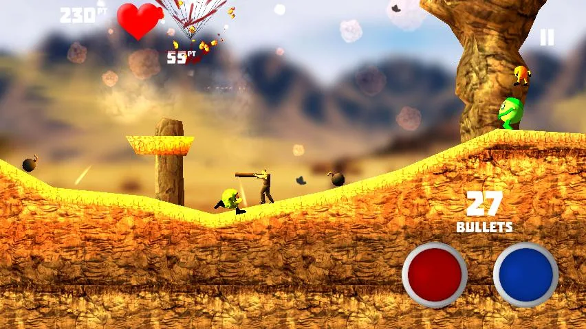 Bullet Time Bob Demo - Gameplay image of android game
