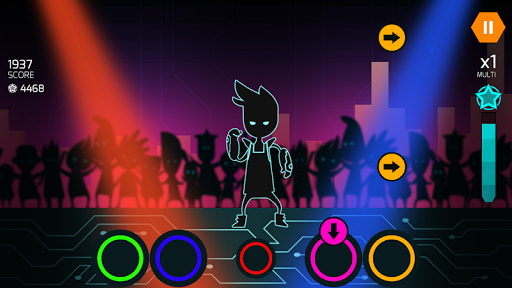 Dude Dancer: Rhythm Game with Dubstep & NewWave - عکس بازی موبایلی اندروید