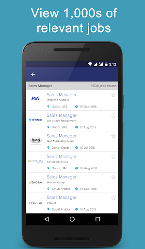 GulfTalent - Job Search App - Image screenshot of android app