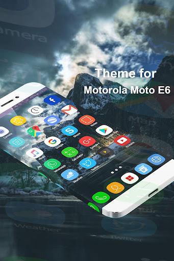 launcher Theme For Motorola Moto E6 - Image screenshot of android app