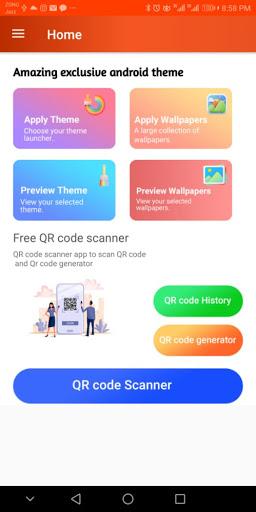 launcher Theme For Nokia 3.2-QR scanner - Image screenshot of android app