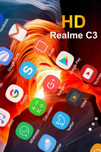 launcher Theme For Realme C3 - عکس برنامه موبایلی اندروید