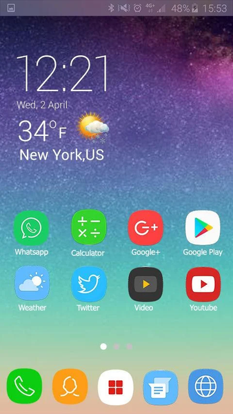 launcher Theme For Vivo Y12 - Image screenshot of android app