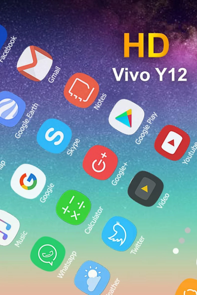 launcher Theme For Vivo Y12 - Image screenshot of android app