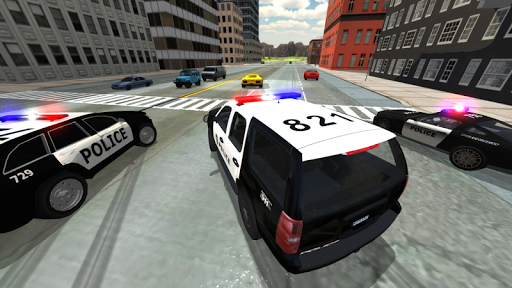 Cop Car Police Chase Driving - Gameplay image of android game