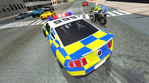 Police Car Driving vs Street Racing Cars - Gameplay image of android game