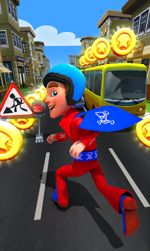 Subway Run 2 Superhero Runner - Gameplay image of android game