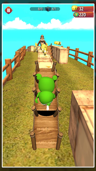 Green Bear Runners - عکس بازی موبایلی اندروید