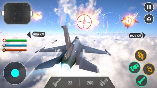 Sky Fighter Jet Airplane Games - عکس بازی موبایلی اندروید