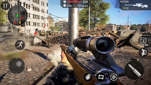 Gun Strike Ops: WW2 - World War II fps shooter - Gameplay image of android game