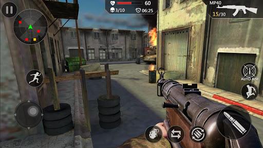 Gun Strike Ops: WW2 - World War II fps shooter - Gameplay image of android game