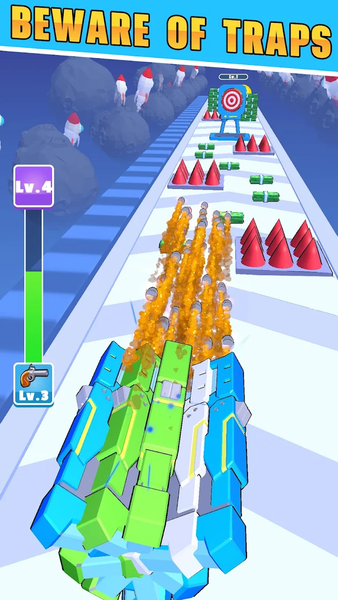 Weapon Run Master: GunClans - Gameplay image of android game