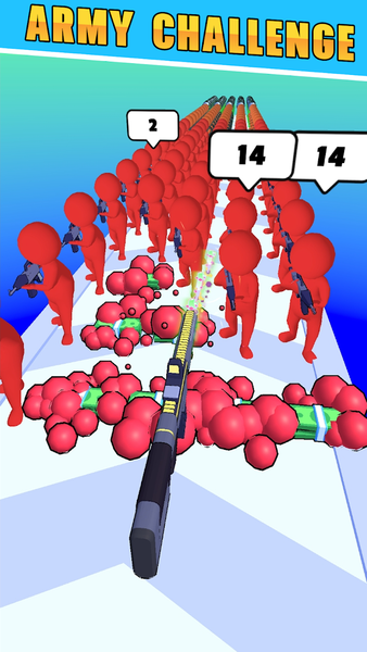 Weapon Run Master: GunClans - Gameplay image of android game