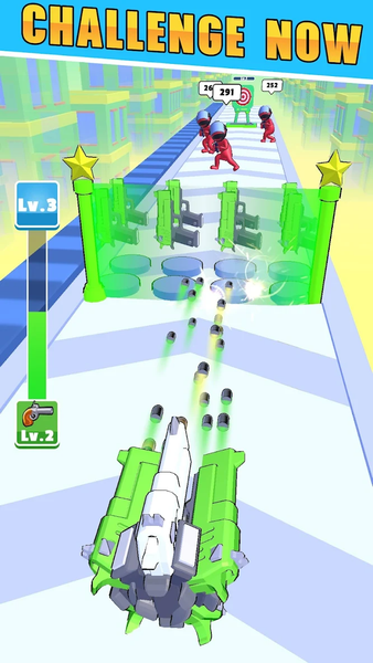 Weapon Run Master: GunClans - Gameplay image of android game