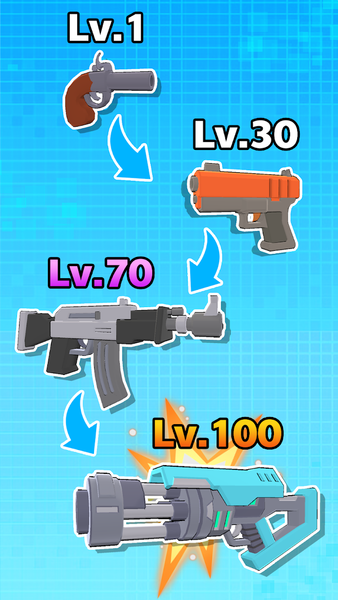 Weapon Run Master: GunClans - Gameplay image of android game