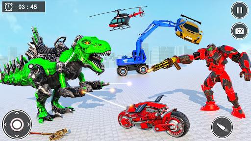 Dino Robot Transform Car Games - عکس بازی موبایلی اندروید