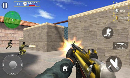 Gunner FPS Shooter - Gameplay image of android game