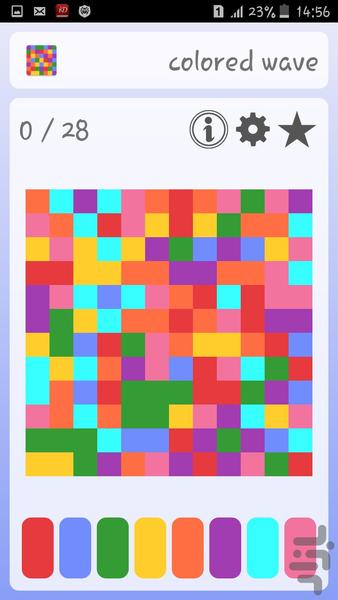 colored wave - Image screenshot of android app