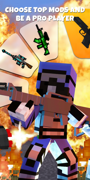 Guns Mod for Minecraft - عکس برنامه موبایلی اندروید