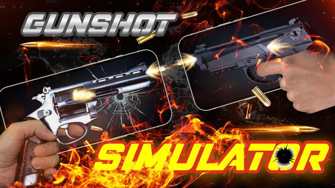Gun Shot Sound - Gun Simulator - عکس برنامه موبایلی اندروید