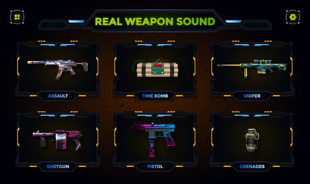 Gun Sounds and Lightsaber - عکس بازی موبایلی اندروید