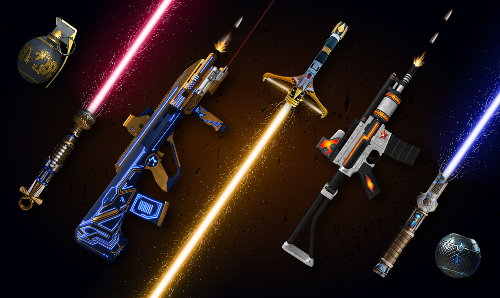 Gun Sounds and Lightsaber - عکس بازی موبایلی اندروید