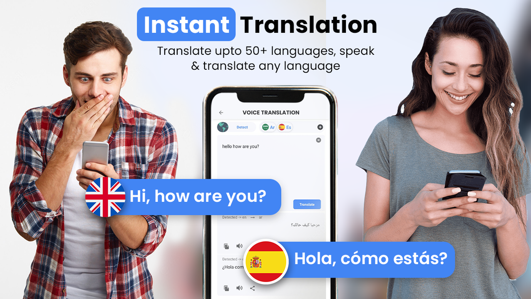 Translator App - Translate Now - عکس برنامه موبایلی اندروید