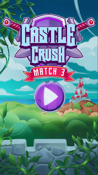 Castle Crush Match 3 Heroes - عکس بازی موبایلی اندروید