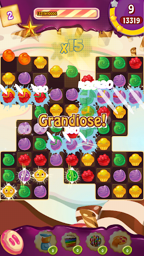 Cupcake Smash: Cookie Charms - Gameplay image of android game