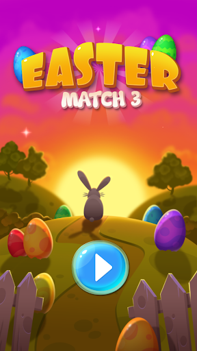 Easter Match 3: Chocolate Candy Egg Swipe King - Gameplay image of android game