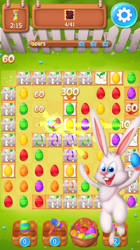 Easter Match 3: Chocolate Candy Egg Swipe King - Gameplay image of android game