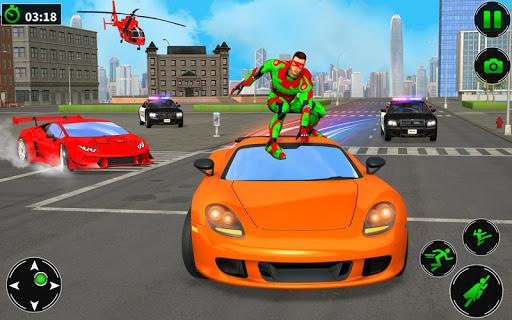 Light Robot Superhero Rescue Mission : Robot Games - عکس بازی موبایلی اندروید