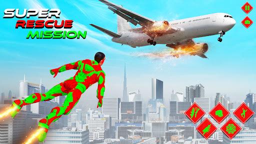 Flying Superhero Spider Games - Image screenshot of android app