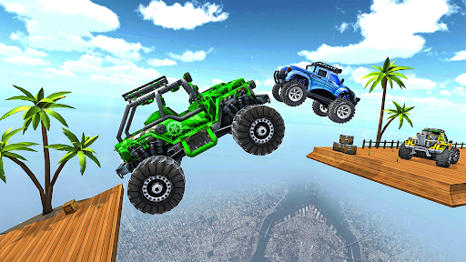 Mountain Climb Stunt Car Games - Image screenshot of android app