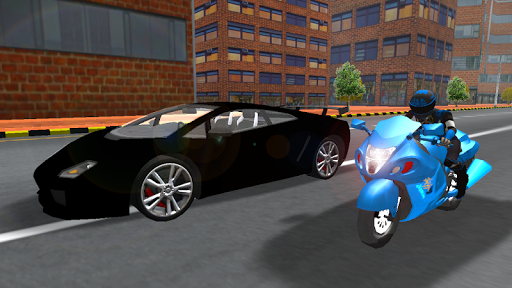 Police Bike Chase Gangster - Gameplay image of android game