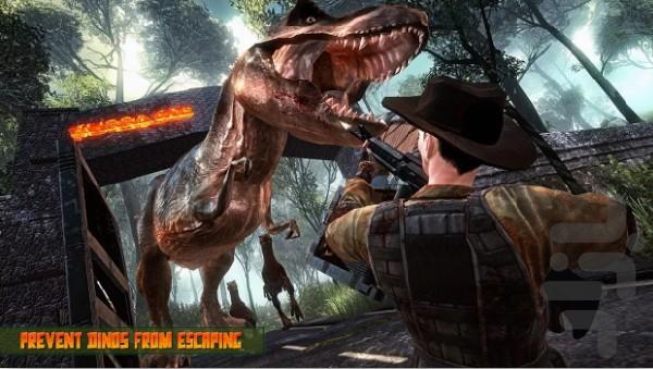 Super Dinosaur Park Shooting - Gameplay image of android game